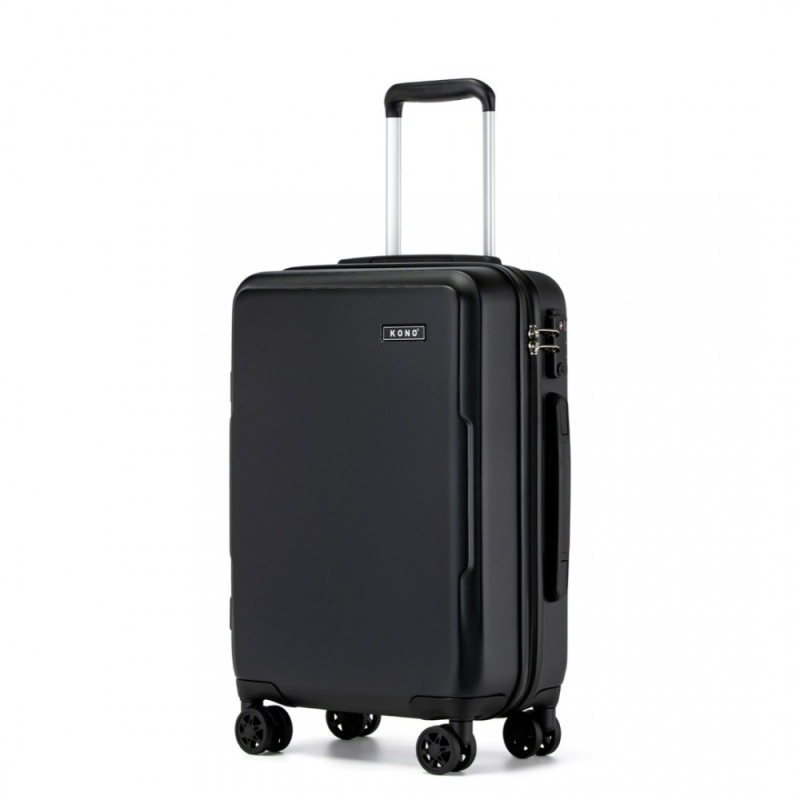 Kono KSK2494 Kufr spinner 55cm Černá ABS/Polykarbonát