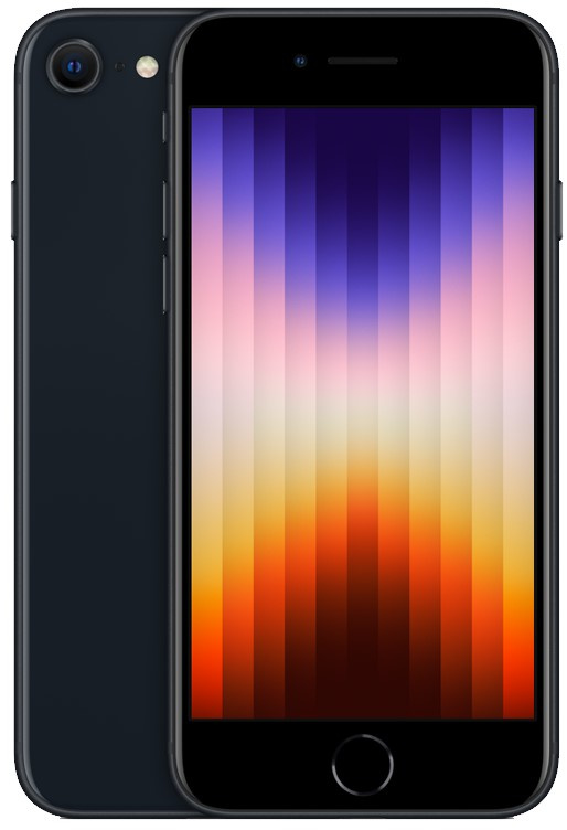 iPhone SE 3 64GB (2022) Temně inkoustová třídy Velmi dobrý+