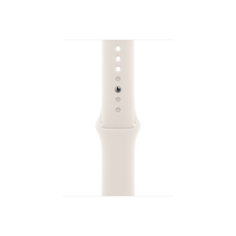 Apple Watch 46mm hvězdně bílý sportovní řemínek - S/M MXM63ZM/A
