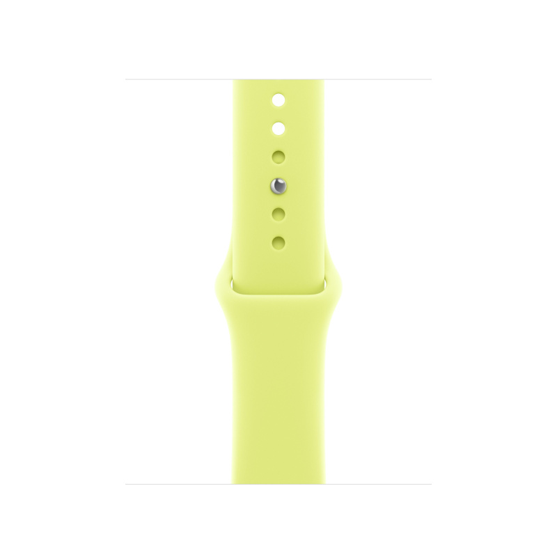 Apple Watch 42/41/40/38mm neonově žlutý sportovní řemínek S/M