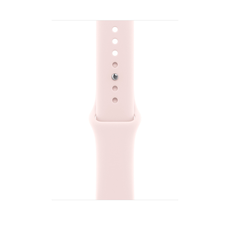 Apple Watch 49/46/45/44mm jemně růžový sportovní řemínek S/M