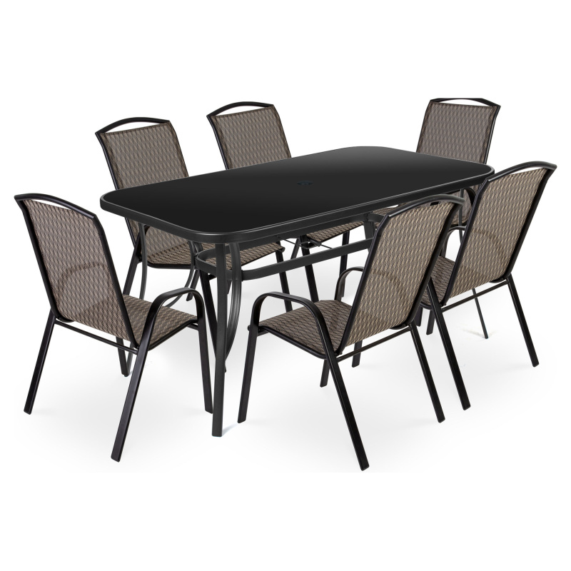 Fieldmann RONY II. DARK Sestava zahradního nábytku RONY II. DARK