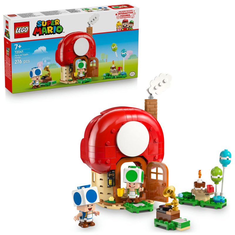 2272041 LEGO® Super Mario™ 72041 Toad a párty v jeho domku - poškozený obal