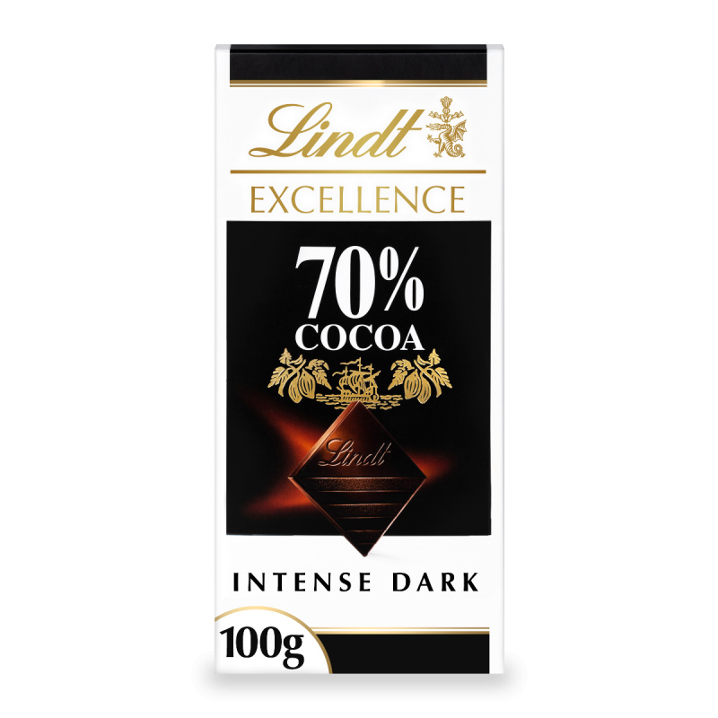 Lindt EXCELLENCE hořká čokoláda 70% kakaa 100g
