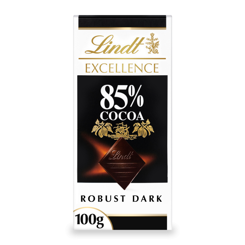 Lindt EXCELLENCE hořká čokoláda 85% kakaa 100g