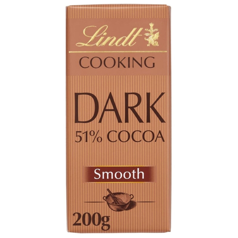 Lindt Čokoláda Tabulka na vaření s 51% kakaa