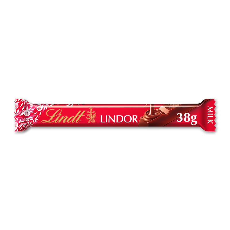 LINDOR tyčinka Mléčná čokoládová plněná krémovou náplní 38g