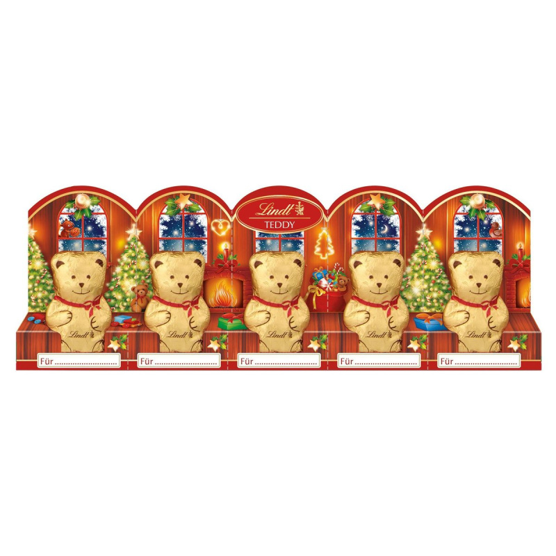 Lindt Vánoční mini medvídci
