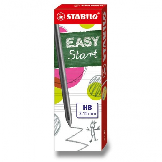 EASYergo 3.15 tuhy tvrdost HB 6 ks Stabilo