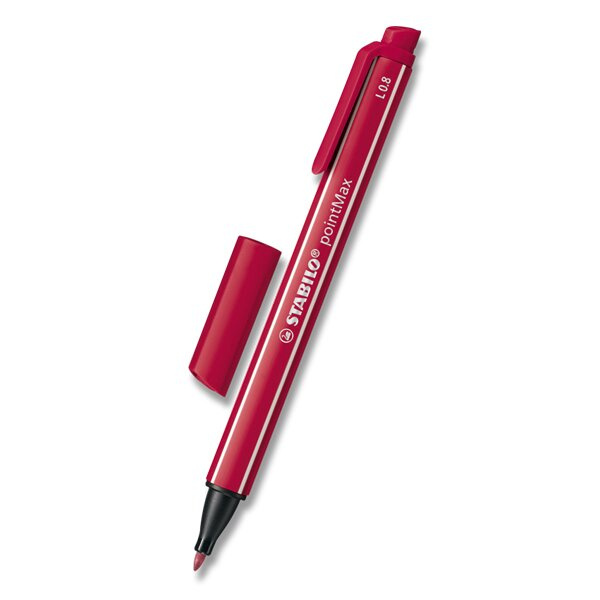 Liner Stabilo PointMax 488, 0,8 mm červený