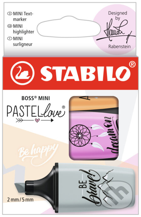 Zvýrazňovač - 3 ks (Balenie - hodvábne šedá, čerstvá fuschia, jemná oranžová)