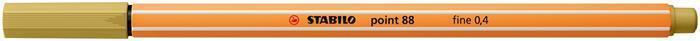 Liner Stabilo Point 88, 0,4mm - khaki