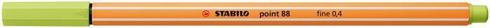 Liner Stabilo Point 88, 0,4mm - limetková zelená