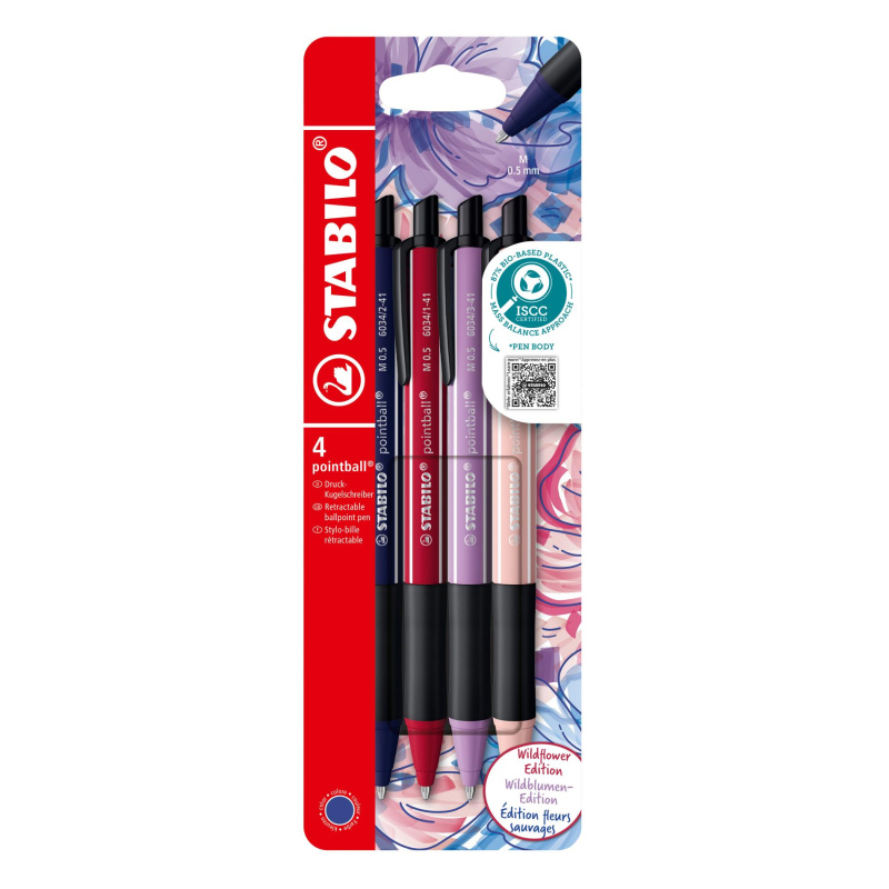 Guľôčkové pero - STABILO pointball NatureCOLORS Wildflower