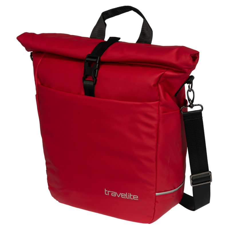 Travelite Basics Brašna na kolo Roll-up Červená 14L