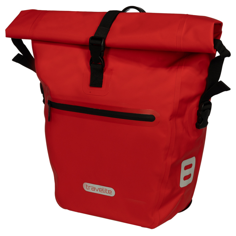 Travelite Basics Brašna na kolo Roll-up Červená 20L