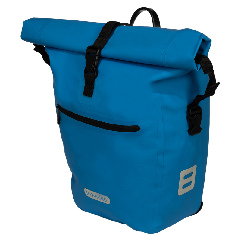 Travelite Basics Brašna na kolo Roll-up Modrá 20L