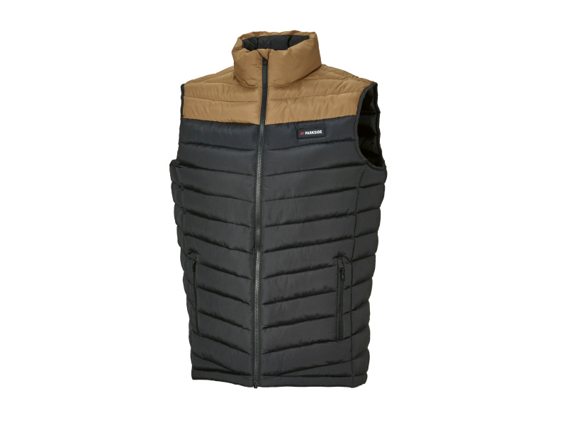 Parkside® Pánská prošívaná vesta (černá, M (48/50))