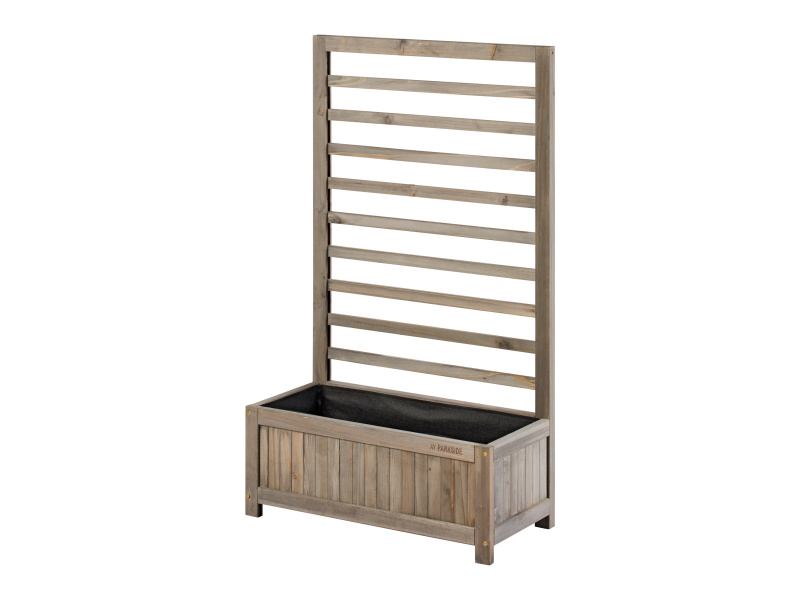 Parkside® Dřevěný truhlík na popínavé rostliny, 20 l (šedá)
