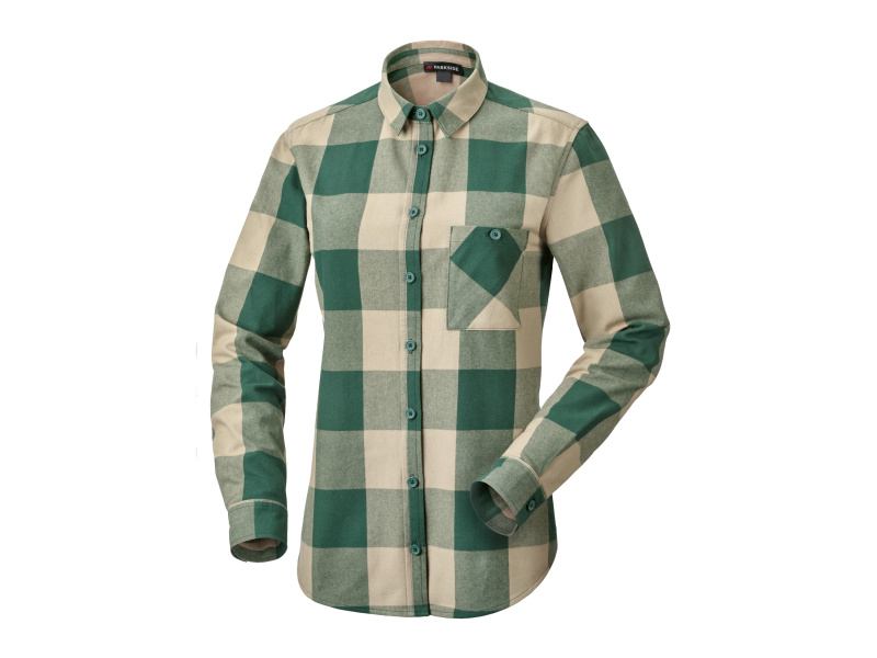 Parkside® Dámská flanelová košile (zelená/béžová, 44)