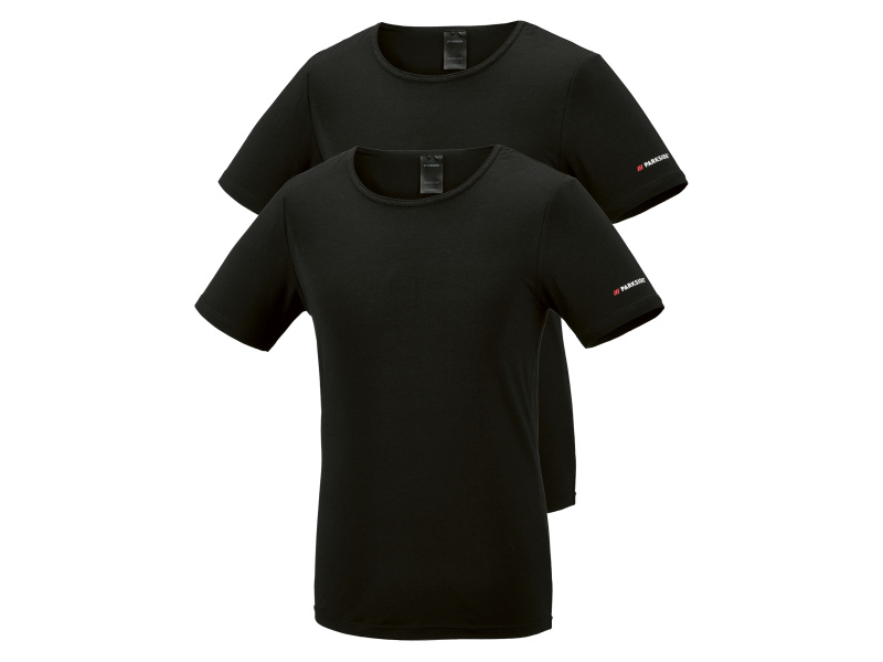 Parkside® Pánské spodní triko, 2 kusy (černá, 7/Xl)