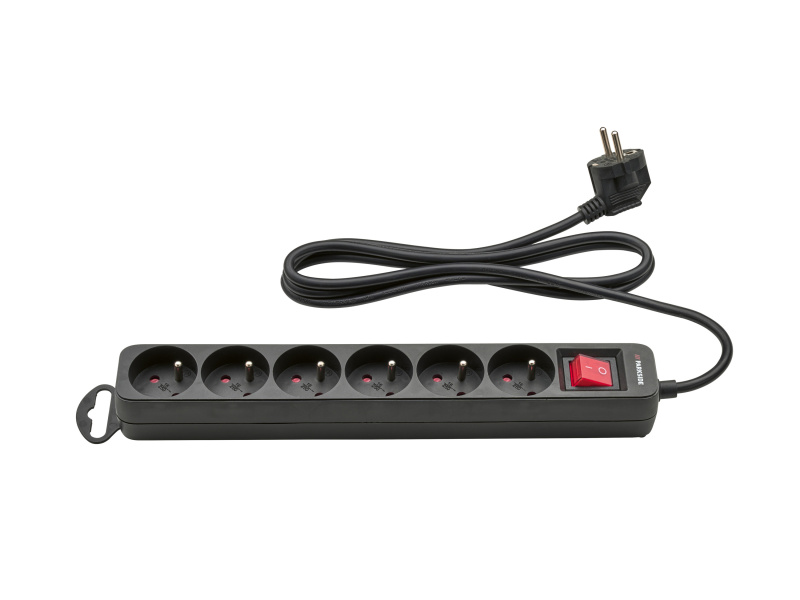 Parkside® Zásuvková lišta (6 zásuvek, 1,5 m)