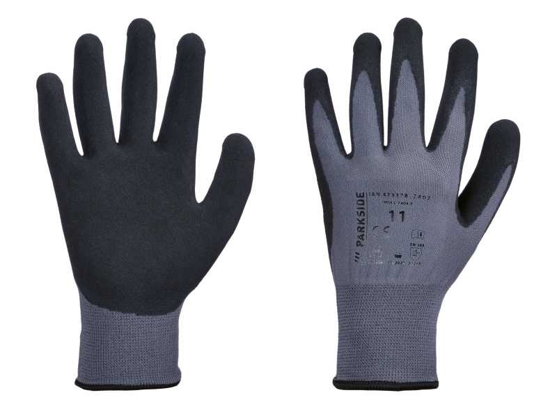 Parkside® Pracovní rukavice (šedá/černá, 11)
