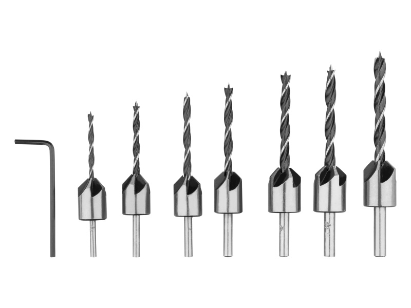 Parkside® Sada speciálních vrtáků PSB 6 A1 (vrtáky se záhlubníky do dřeva)