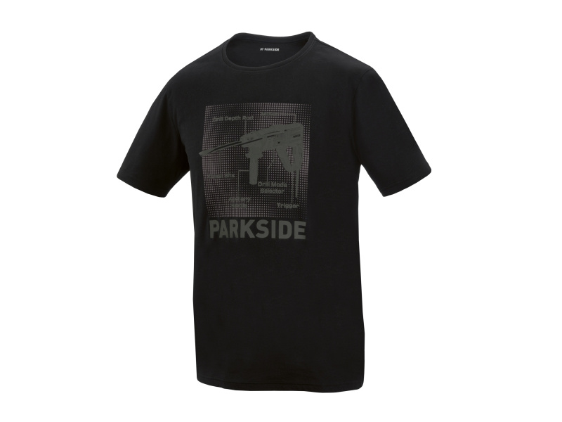 Parkside® Pánské triko s BIO bavlnou (černá, M (48/50))