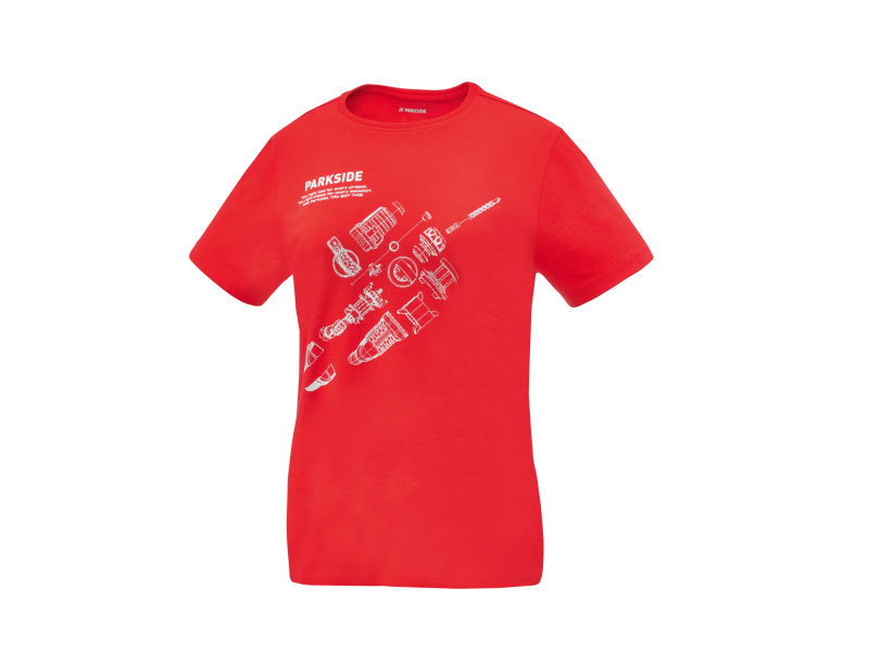 Parkside® Dámské triko s BIO bavlnou (červená, S(36/38))