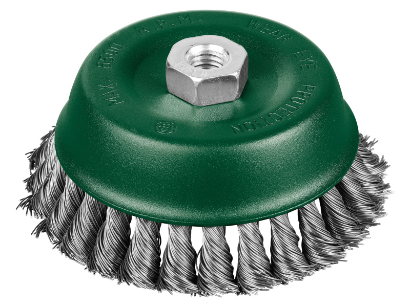 Parkside® Kartáč na úhlovou brusku (copánkový hrncový kartáč – 125 mm)