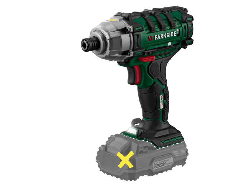 Parkside® Aku rázový utahovák Pdssa 20-Li B2 – bez akumulátoru a nabíječky
