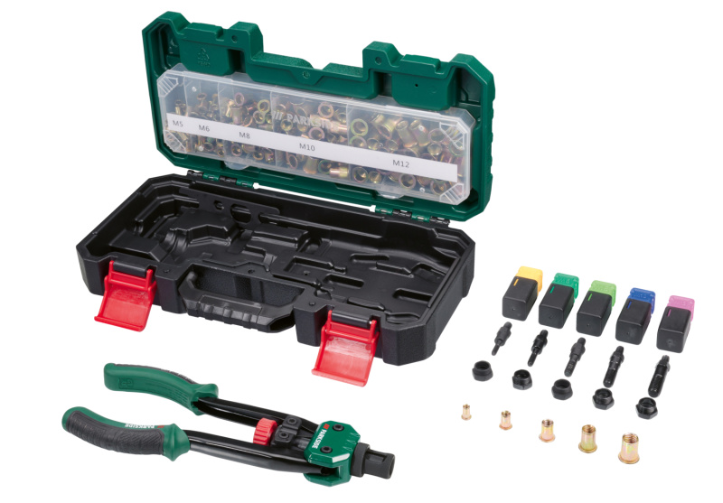 Parkside® Kleště na nýtovací matice s příslušenstvím