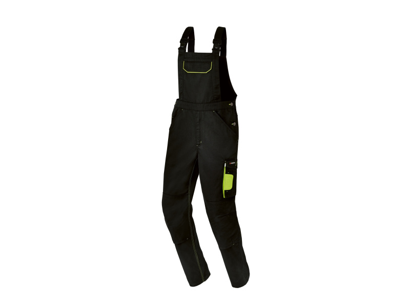 Parkside® Pánské pracovní kalhoty s laclem (černá, 52)