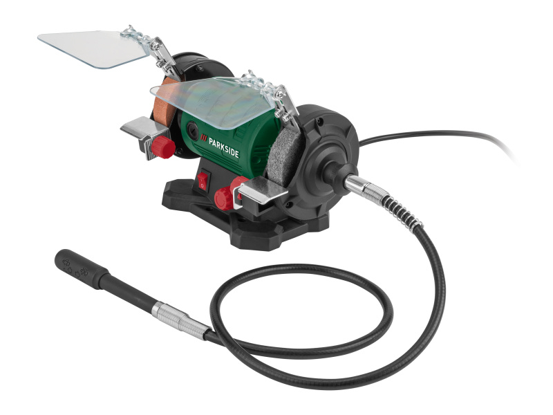 Parkside® Dvoukotoučová bruska s ohebnou hřídelí Pdfw 120 B3