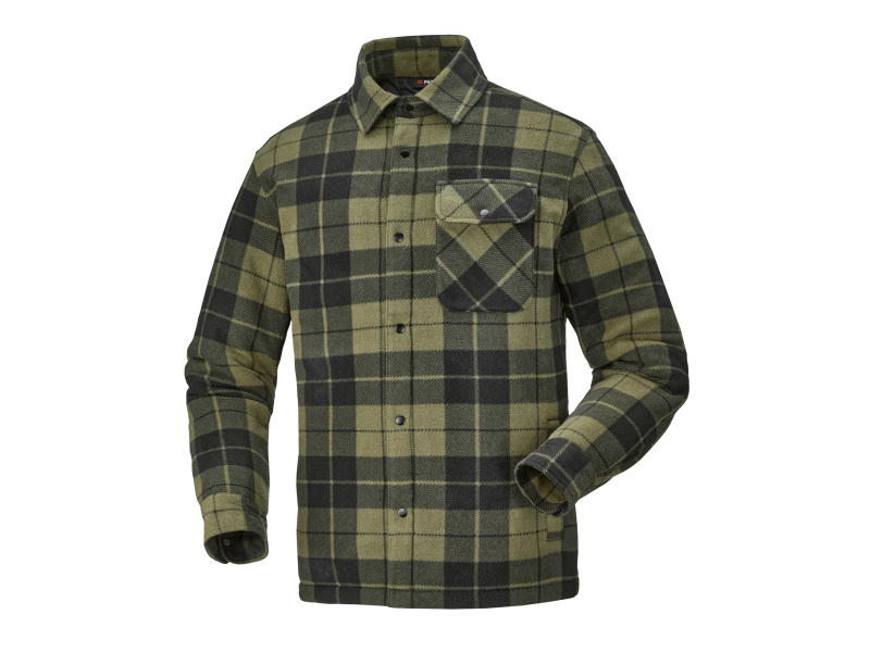 Parkside® Pánský flanelový overshirt (khaki, S (44/46))
