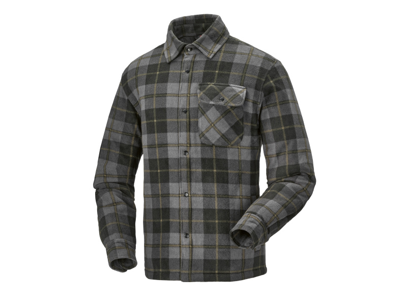 Parkside® Pánský flanelový overshirt (šedá, XXL (60/62))