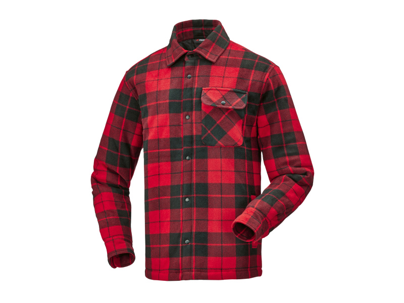 Parkside® Pánský flanelový overshirt (červená, S (44/46))