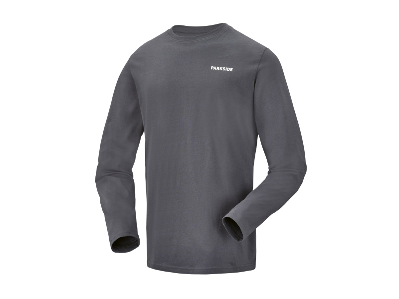 Parkside® Pánské triko s dlouhými rukávy (šedá, S (44/46))
