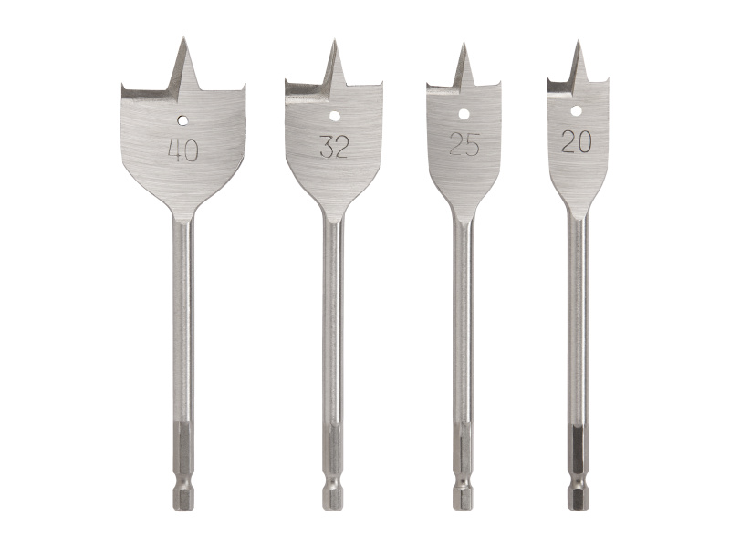 Parkside® Sada vrtáků PSB 3 A1 (sada plochých vrtáků, 4dílná)