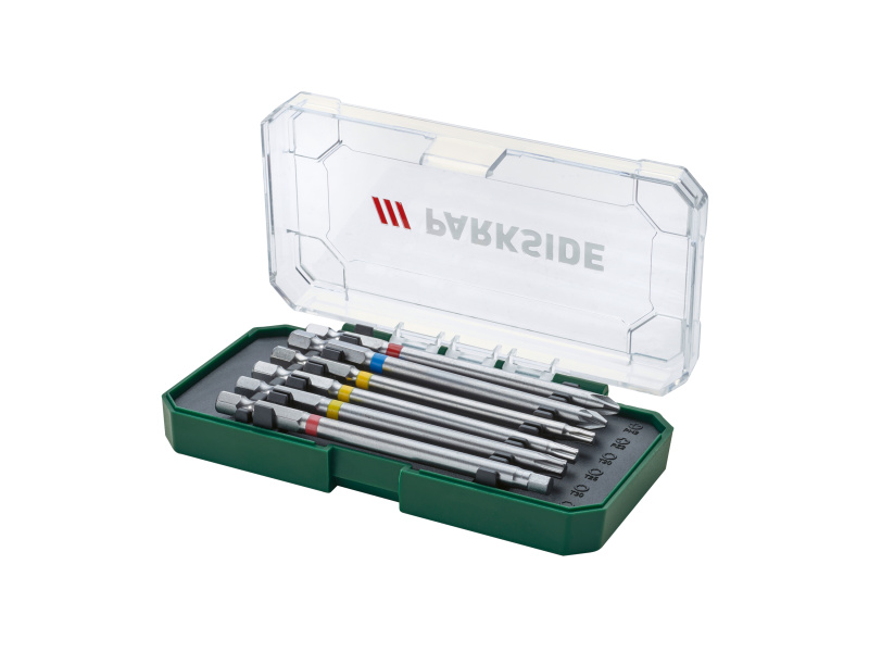 Parkside® Sada bitů, 6/15/21dílná / Sada nástrčných klíčů, 6dílná (sada bitů, 6dílná)