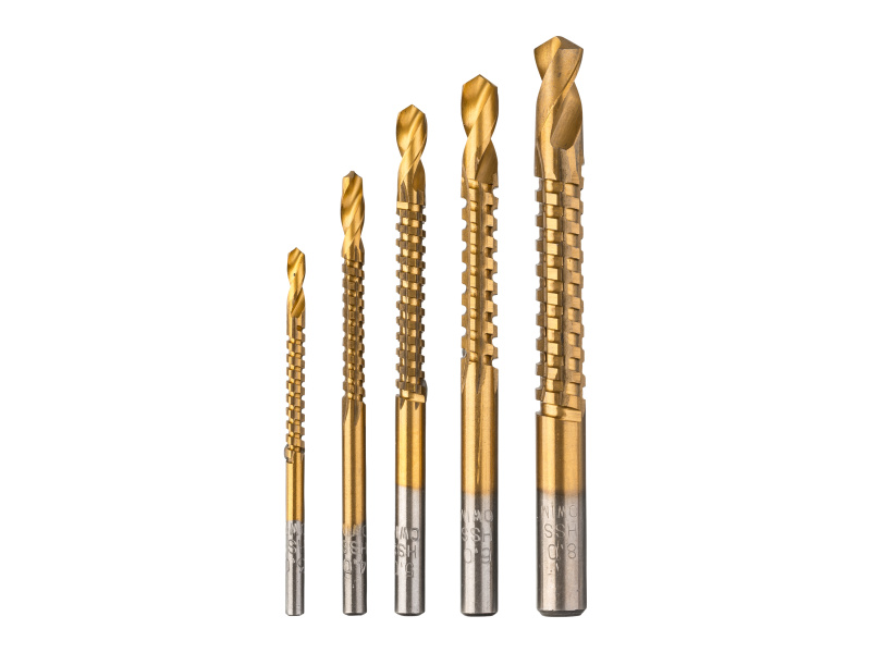 Parkside® Stupňovité vrtáky / Multifunkční vrtáky / Frézovací vrtáky (frézové vrtáky, 5dílná sada)