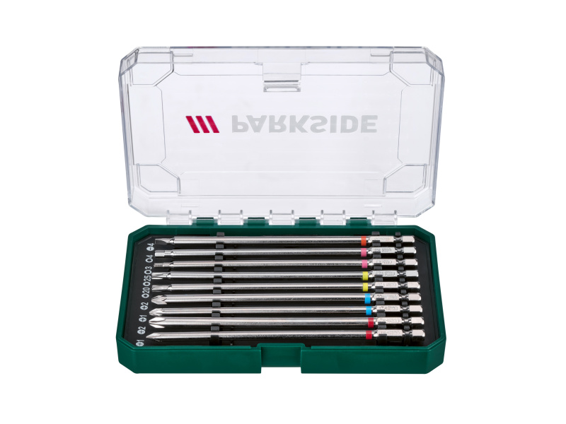 Parkside® Sada bitů PBS 4 (sada bitů 150 mm, 9dílná)