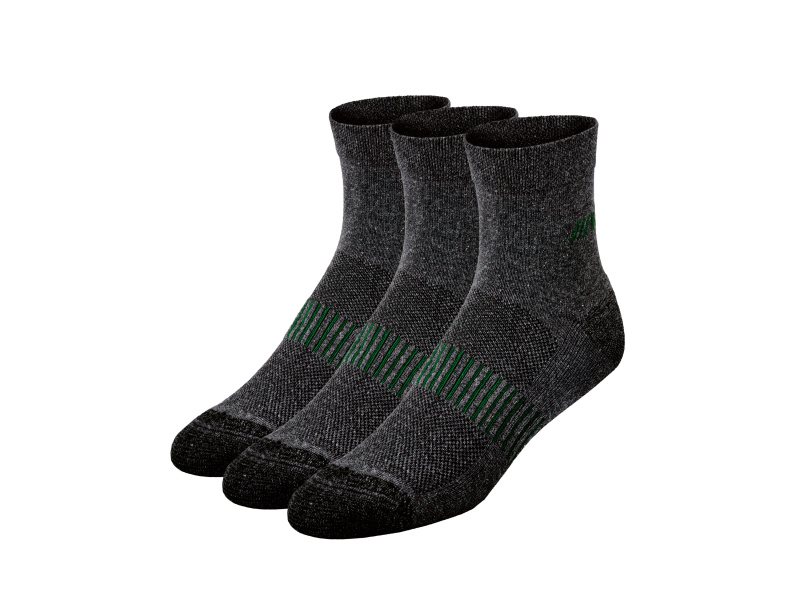Parkside® Pánské pracovní ponožky, 3 páry (černá, 39/42)