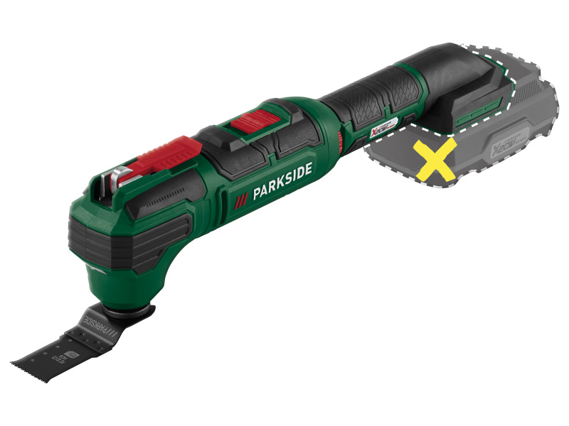 Parkside® Aku multifunkční nástroj Pamfw 20-Li C3 – bez akumulátoru a nabíječky