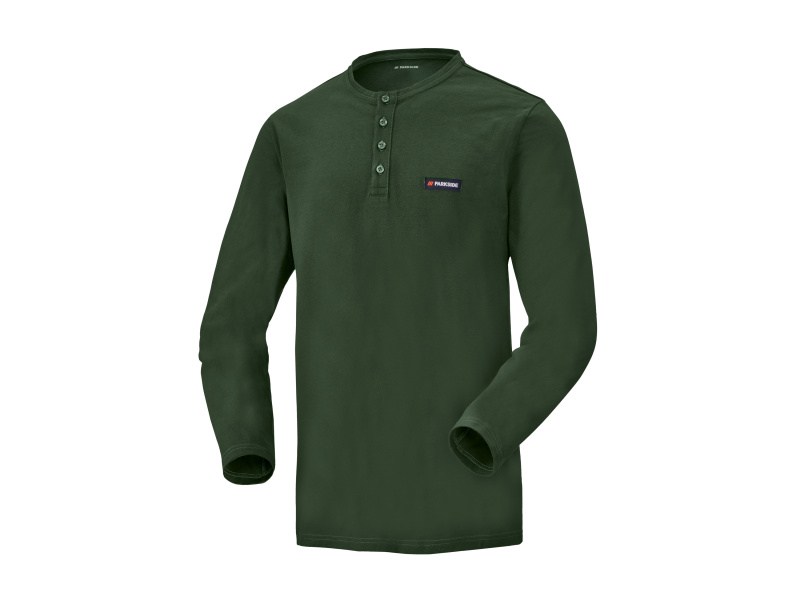 Parkside® Pánské triko s dlouhými rukávy (zelená, S (44/46))