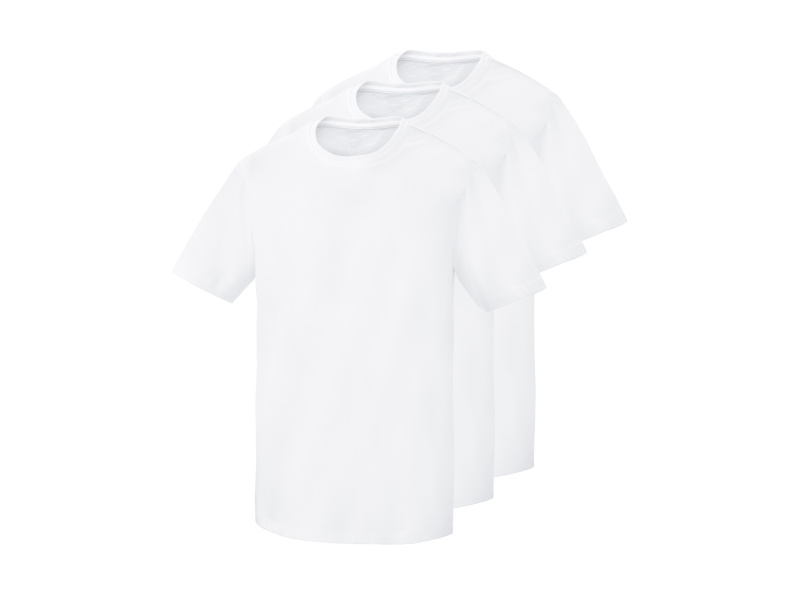 Parkside® Pánské triko, 3 kusy (kulatý výstřih, S (44/46))
