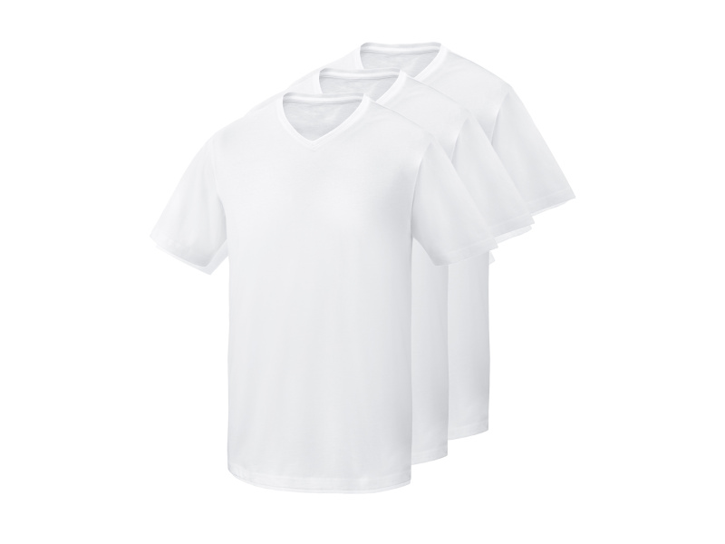 Parkside® Pánské triko, 3 kusy ("V" výstřih, M (48/50))