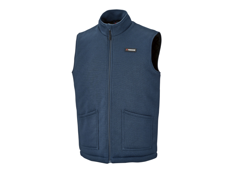 Parkside® Pánská vesta z pleteného fleecu (navy modrá, XXL (60/62))