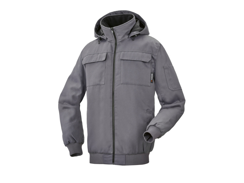 Parkside® Pánská zateplená pracovní bunda (šedá, L (52/54))